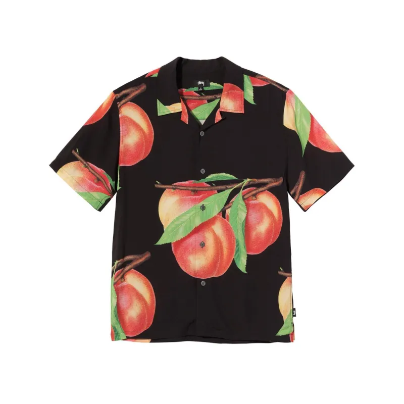 Stussy Peach Pattern Shirt Black sold by Kong