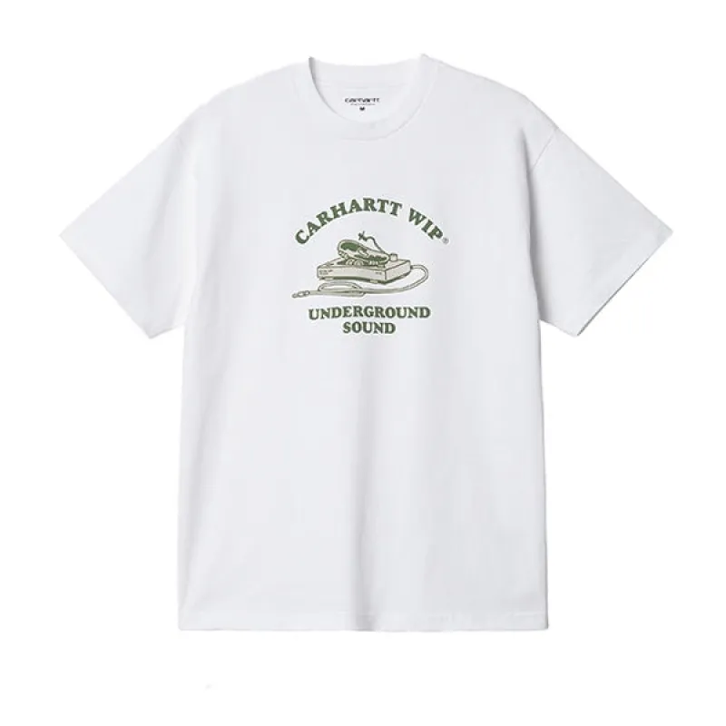 Carhartt WIP SS Underground Sound T-shirt White sold by Kong