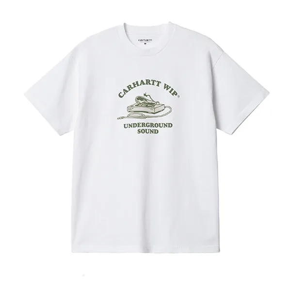 Carhartt WIP SS Underground Sound T-shirt White sold by Kong