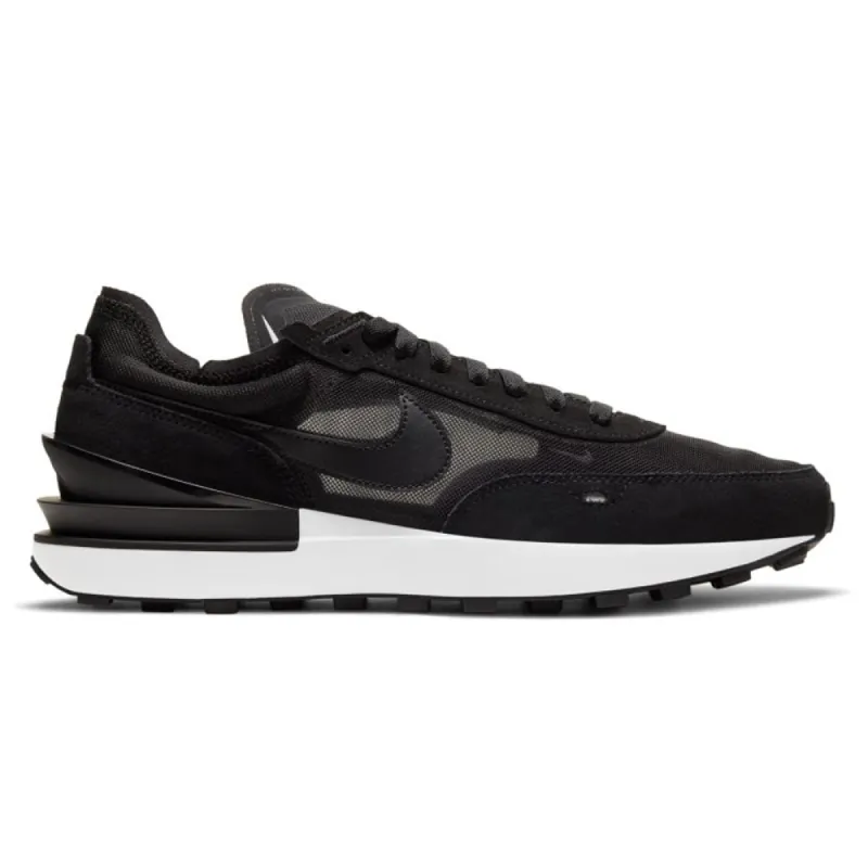 Nike Waffle One Black/Black-White-Orange sold by Kong