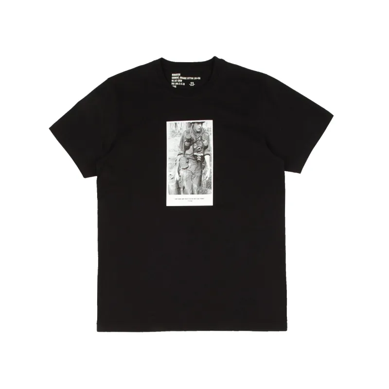 Maharishi Tim Page Arvin T-Shirt Organic Jersey 190 Black sold by Kong