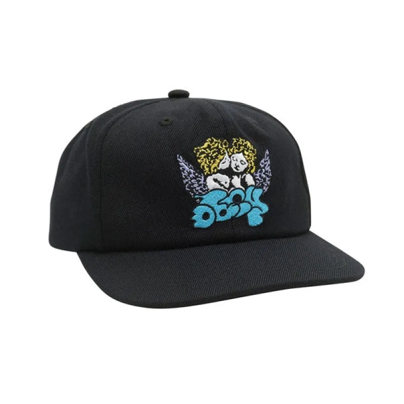 Obey Angel 6 Panel Snapback Black made by Obey