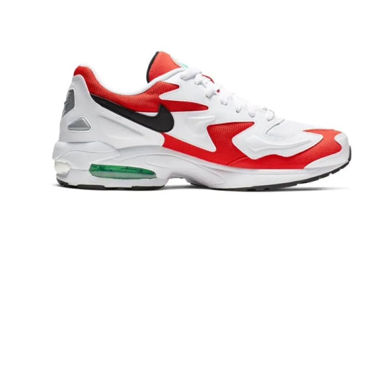 Nike Air Max 2 Light White Black Habanero Red sold by Kong