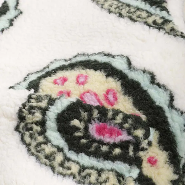 Obey Paisley Sherpa Jacket Unbleached sold by Kong product image thumbnail 4