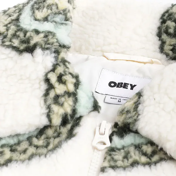 Obey Paisley Sherpa Jacket Unbleached sold by Kong product image thumbnail 3