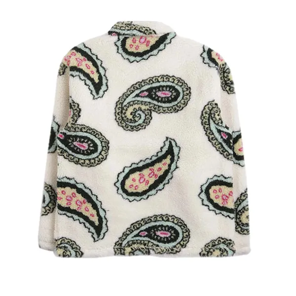 Obey Paisley Sherpa Jacket Unbleached sold by Kong product image thumbnail 2
