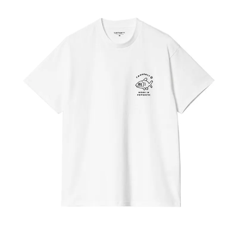 Carhartt WIP Icons T shirts White Black sold by Kong