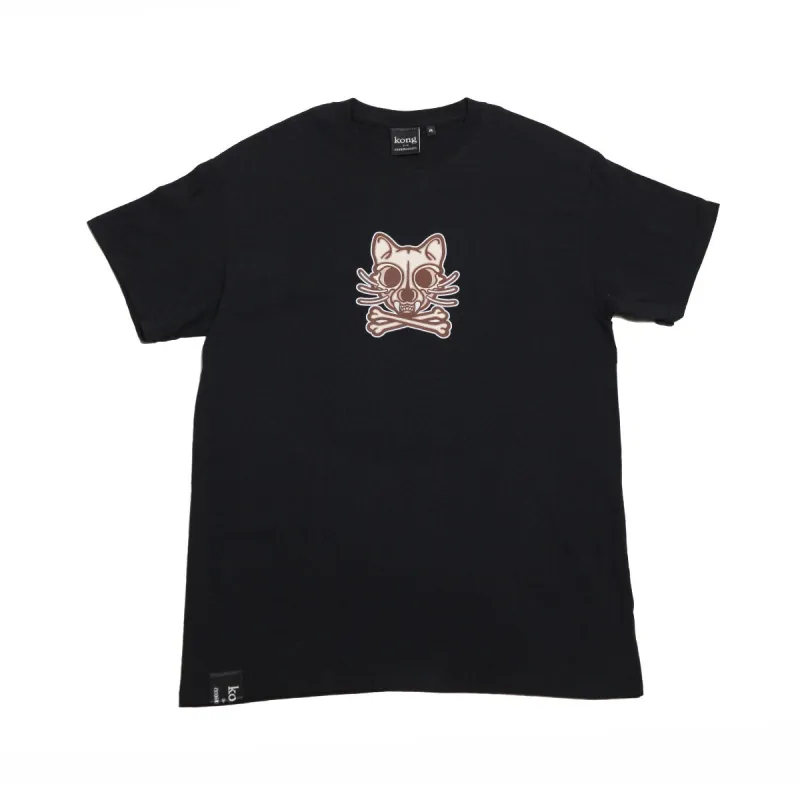 Kong x Insane Cat & Bones Tee Black sold by Kong