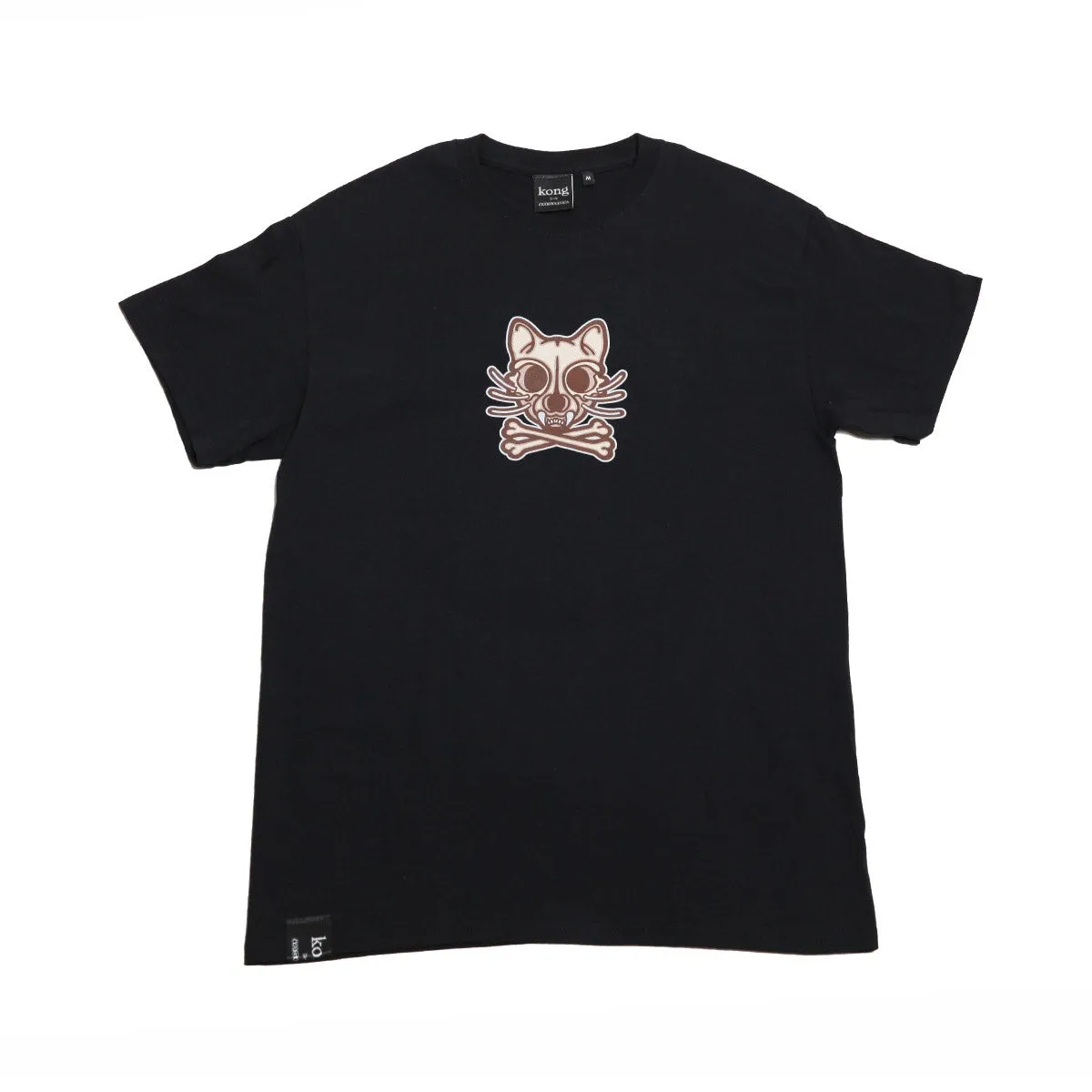 Kong x Insane Cat & Bones Tee Black sold by Kong
