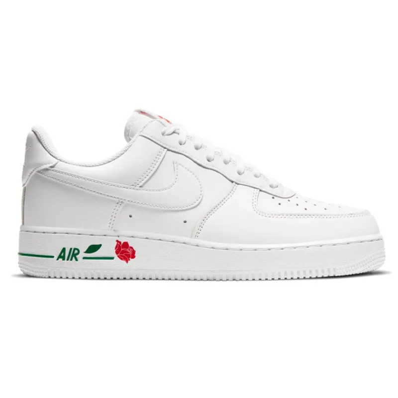 Nike Air Force 1 '07 LX White/White-University Red-Pine Green sold by Kong