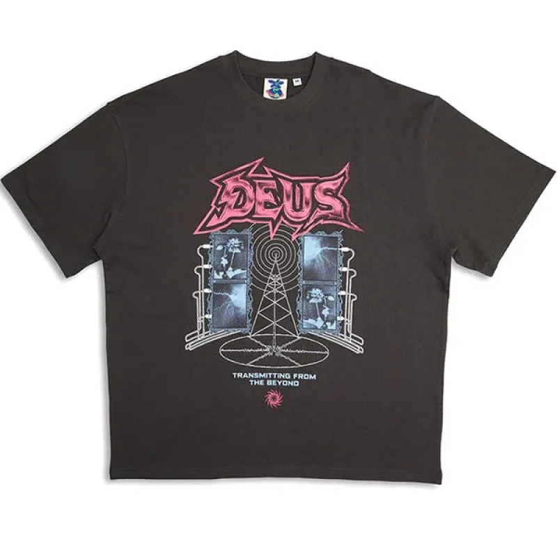 Deus Transmission T Shirt Anthracite made by Kong