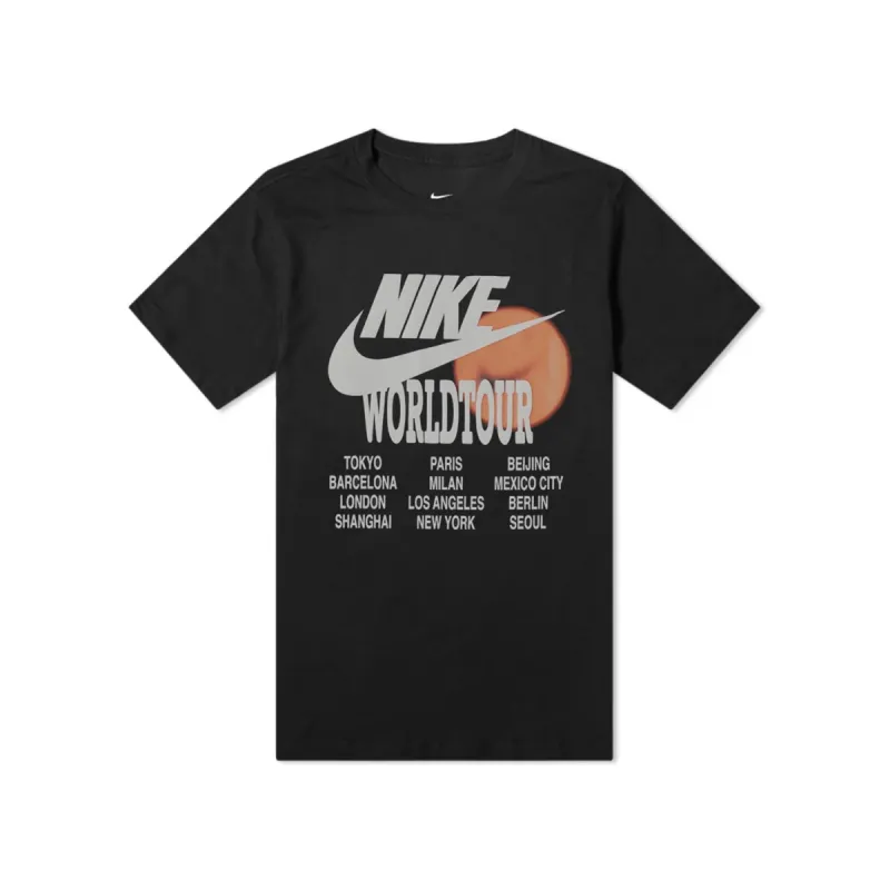 Nike Sportswear T-Shirt World Tour Black sold by Kong