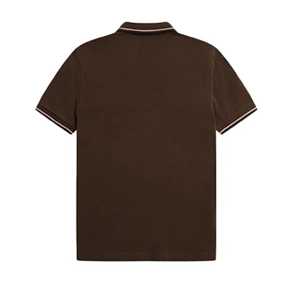 Fred Perry Twin Tipped Shirt Burnt Tobacco sold by Kong product image thumbnail 2