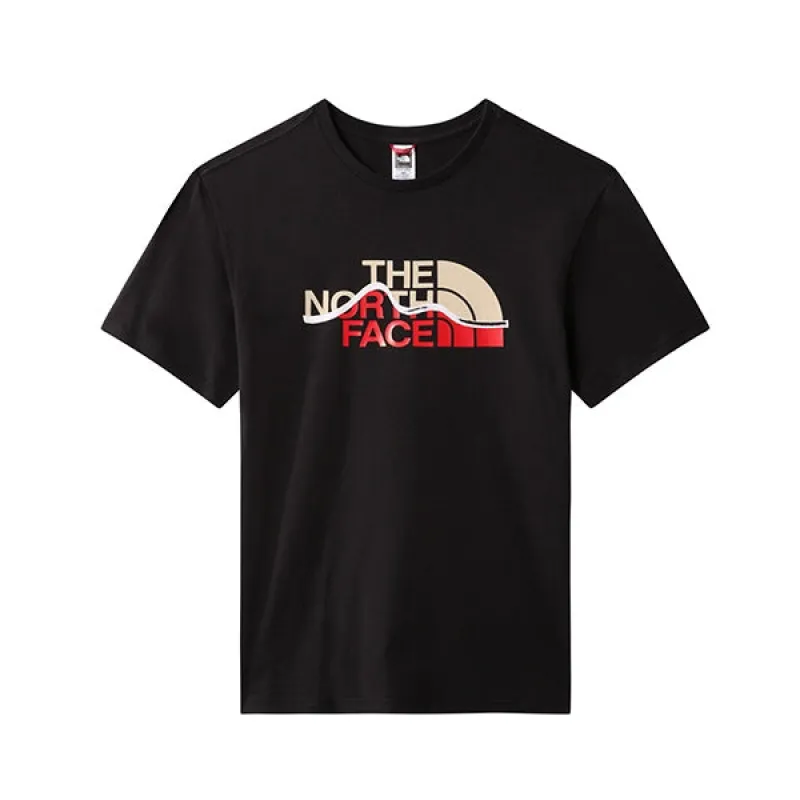 The North Face Mountain Line Tee Black sold by Kong