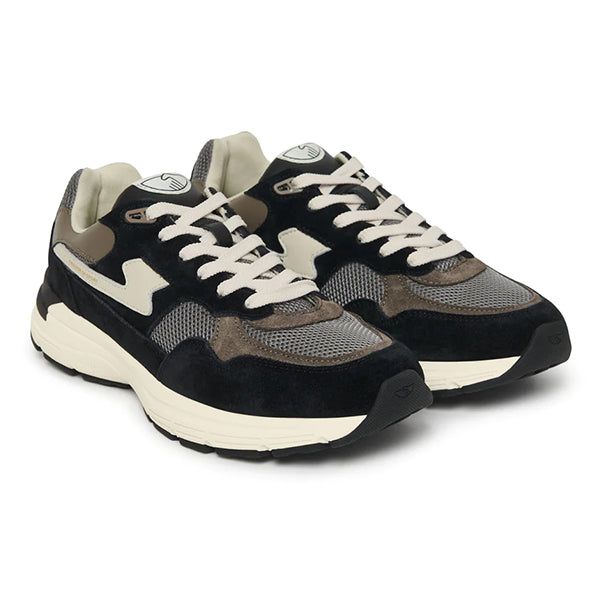 Stepney Workers Club Amiel S Strike Suede Mix Black sold by Kong product image thumbnail 3