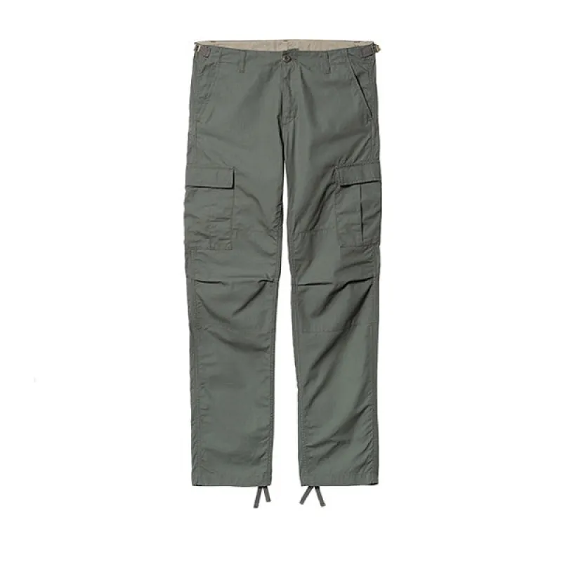 Carhartt WIP Aviation Pant Green Rinsed sold by Kong