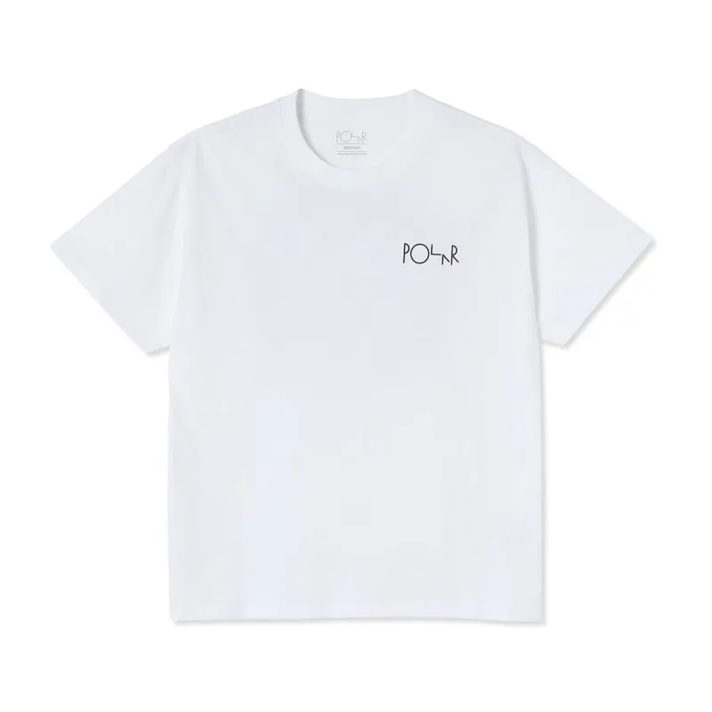 Polar Moving Sheep Fill Logo Tee White made by Kong