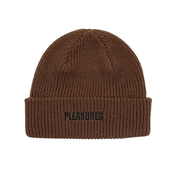 Pleasures Everyday Beanie Brown sold by Kong