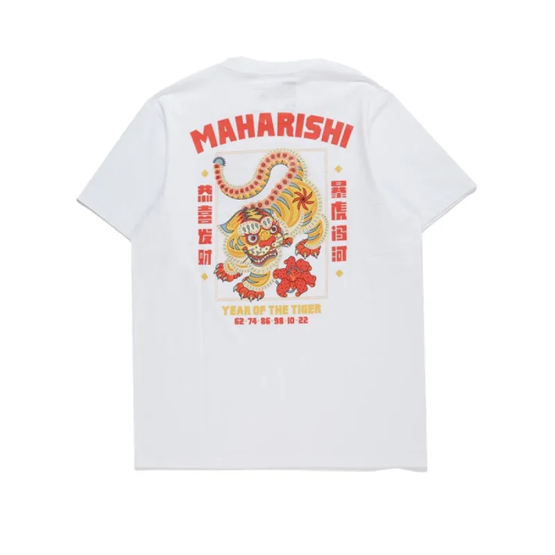 Maharishi Wuqiang Tiger T Shirt White sold by Kong