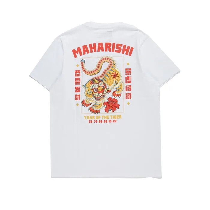 Maharishi Wuqiang Tiger T Shirt White sold by Kong