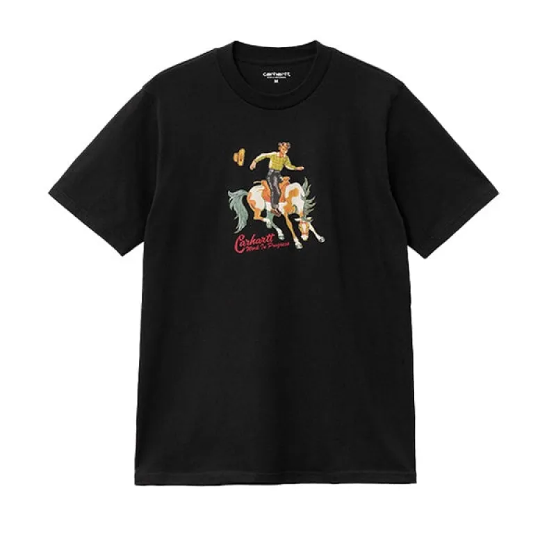 Carhartt WIP SS Black Jack T Shirt Black sold by Kong