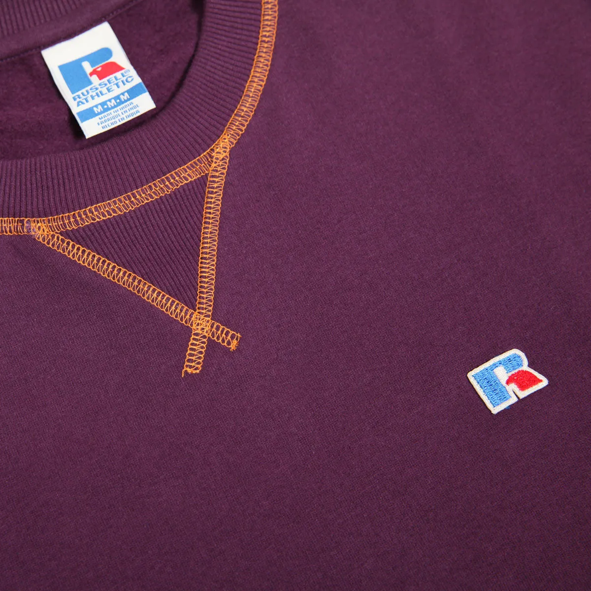 Russell Athletic Collum Crewneck Sweatshirt Deep Purple sold by Kong product image thumbnail 2