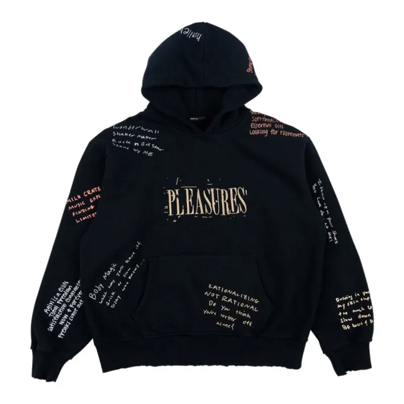 Pleasures Remote Hoodie Black sold by Kong