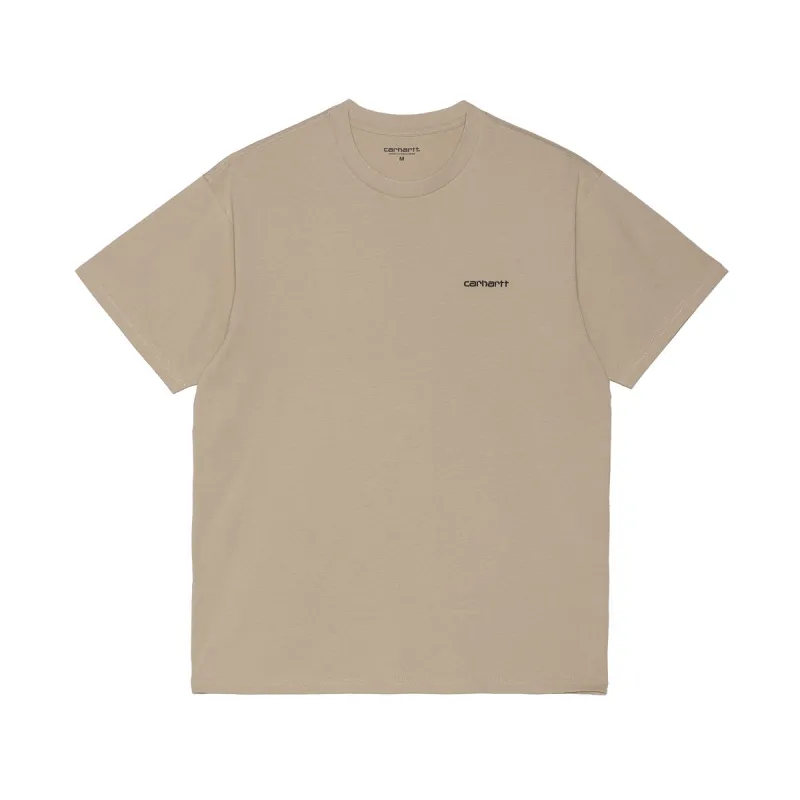 Carhartt WIP S/S Script Embroidery T-Shirt Wall Black sold by Kong