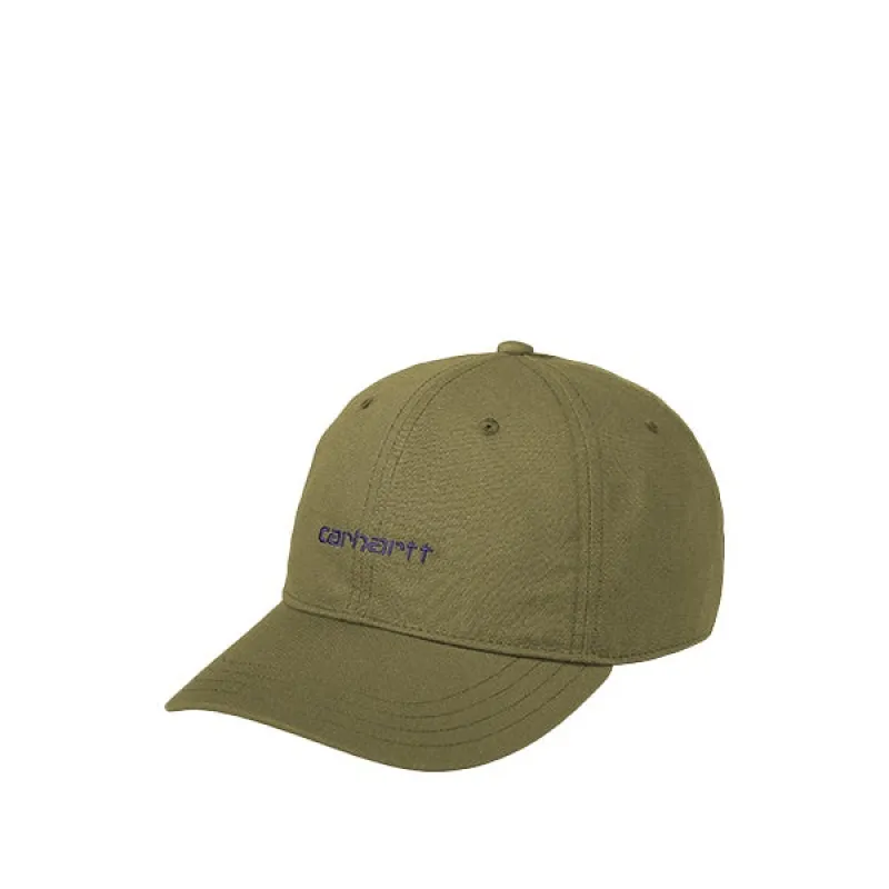 Carhartt WIP Canvas Script Cap Capulet Aura sold by Kong