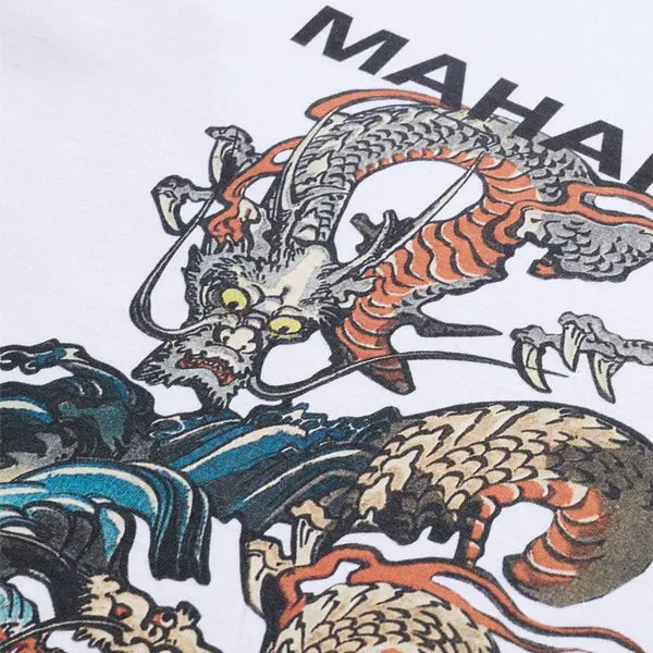 Maharishi Double Dragons Organic T shirt White sold by Kong product image thumbnail 3