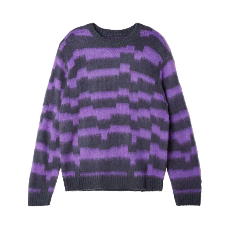 Obey Signal Sweater Navy Multi sold by Kong