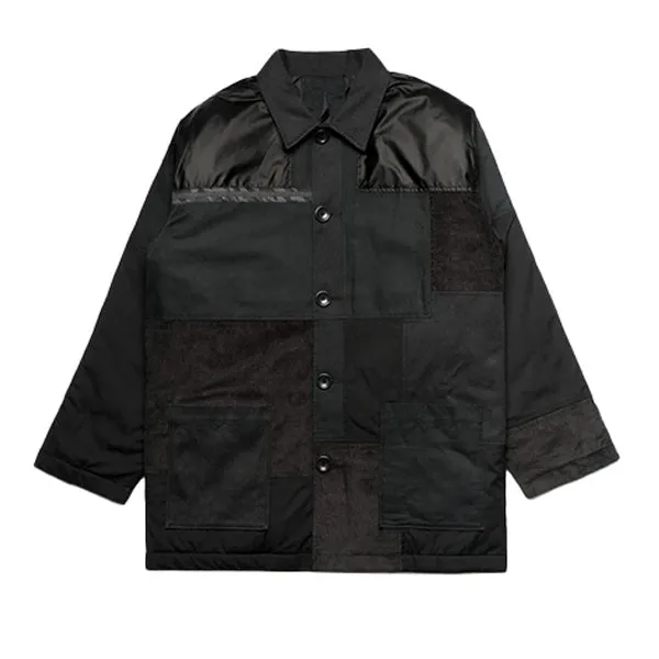 Maharishi Patchwork Donkey Jacket Black sold by Kong