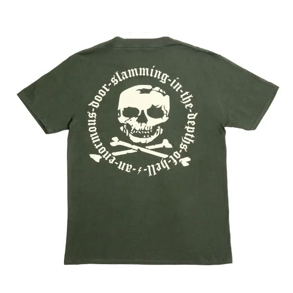 Kong Depths Of Hell T Shirt Bottle Green sold by Kong