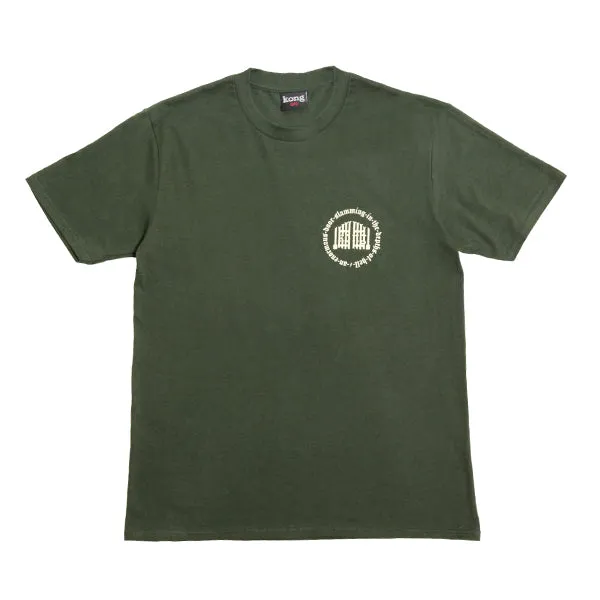 Kong Depths Of Hell T Shirt Bottle Green sold by Kong product image thumbnail 2