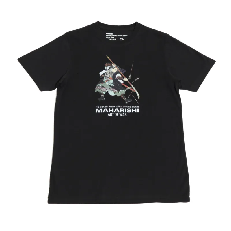 Maharishi Samurai Broken Arrows T Shirt Black sold by Kong