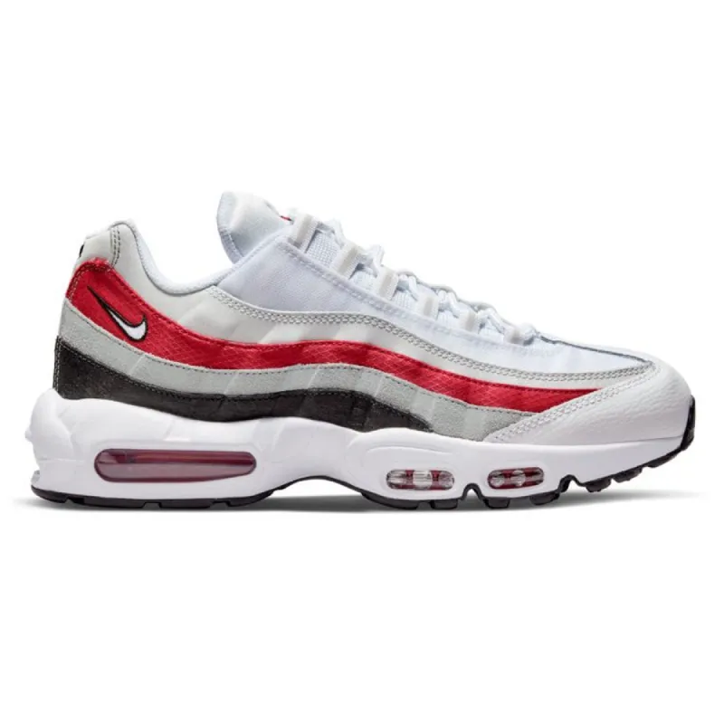 Nike Air Max 95 Essential Black White Varsity Red sold by Kong