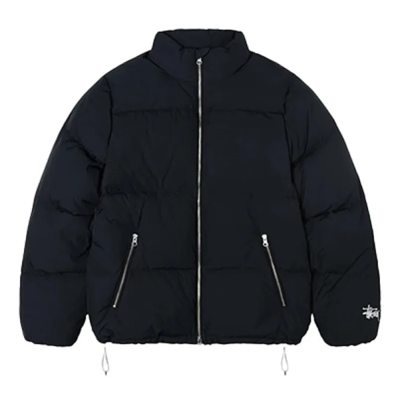 Stussy Nylon Down Puffer Black sold by Kong
