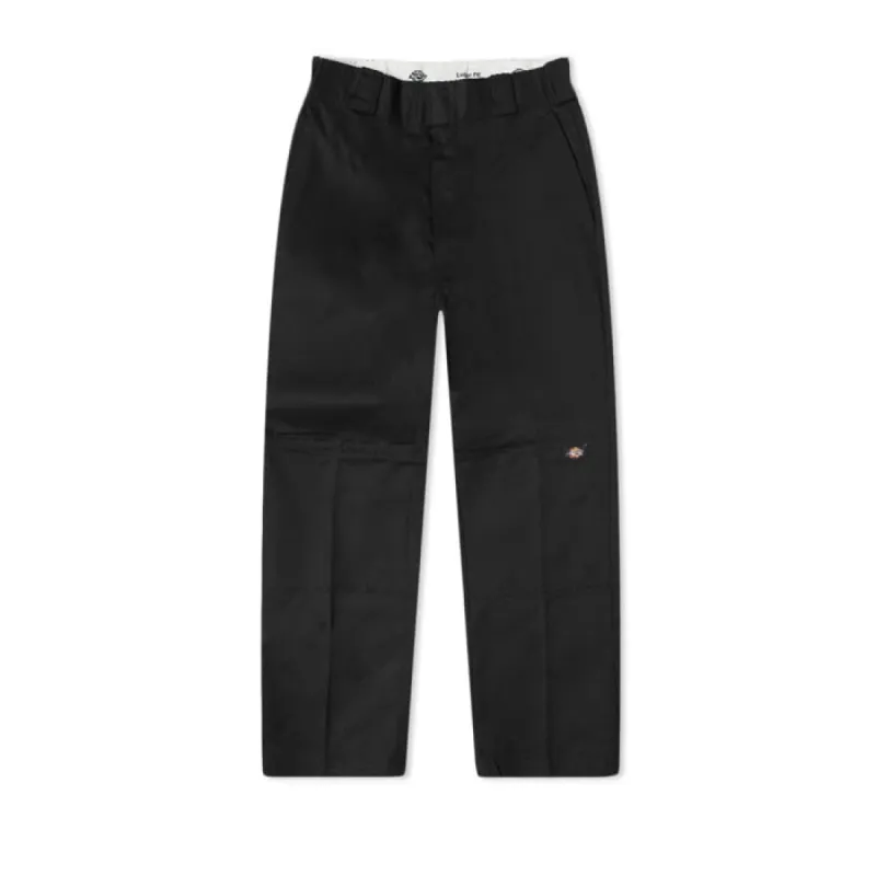 Dickies Double Knee Work Trousers Black made by Dickies