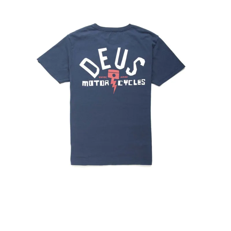 Deus PISSTIN Tee Navy sold by Kong