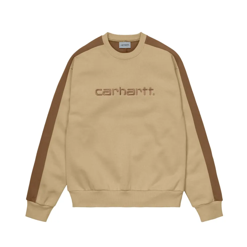Carhartt WIP Tonare Sweat Dusty H Brown Hamilton Brown made by Carhartt WIP