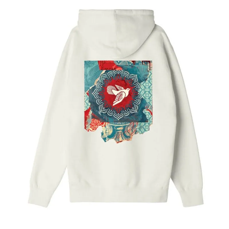 Obey Peace Dove Blue Hoodie Unbleached sold by Kong