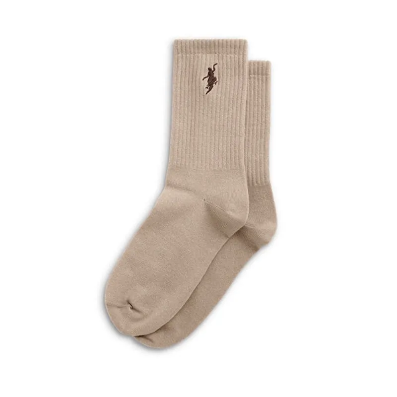 Polar No Comply Socks Sand Brown made by Polar Skate