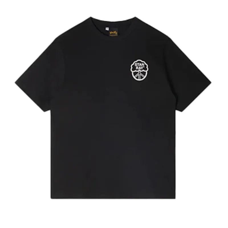 Stan Ray A And Peace T-Shirt Black sold by Kong