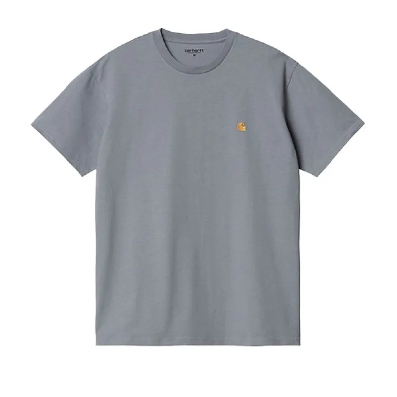 Carhartt WIP Chase T shirt Mirror Gold sold by Kong