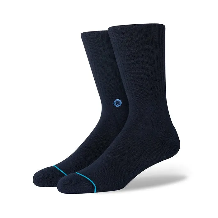 Stance Icon Sock Dark Navy sold by Kong