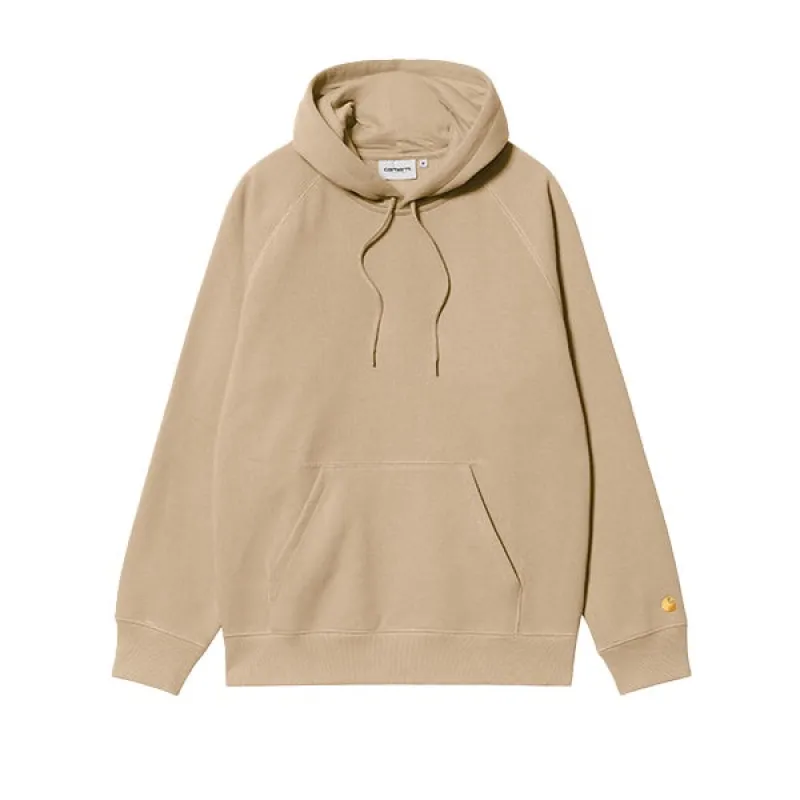 Carhartt WIP Hooded Chase Sweat Sable Gold sold by Kong