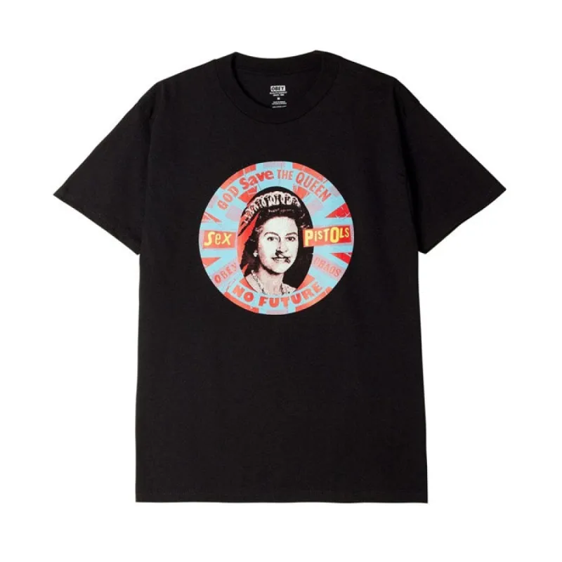 Obey Queen Badge T shirt Black sold by Kong