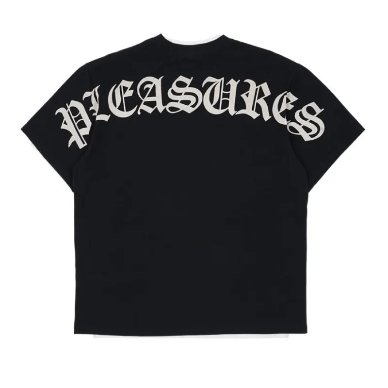 Pleasures Neural Heavyweight T shirt Black sold by Kong