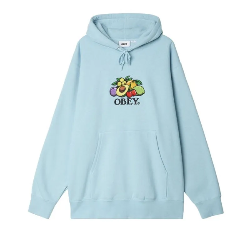 Obey Basket Hoodie Sky Blue sold by Kong