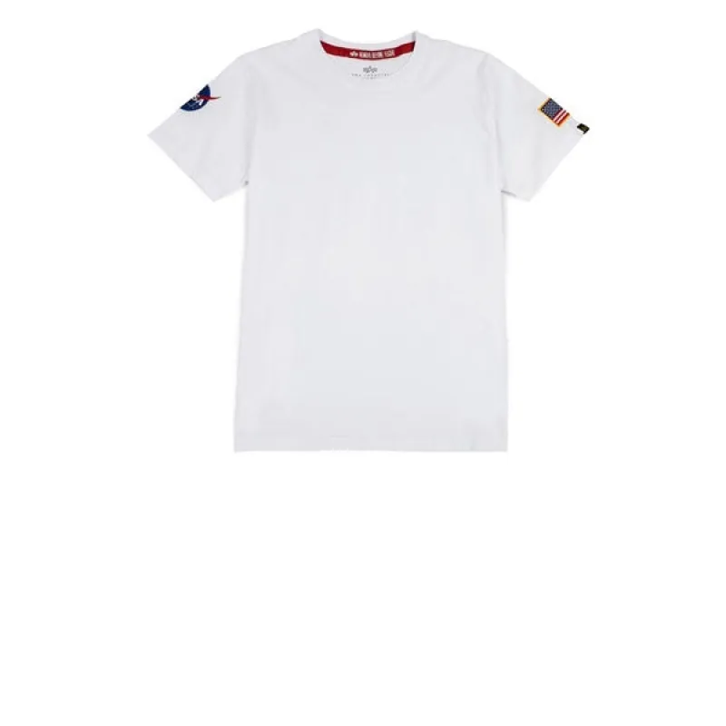 Alpha Industries NASA Tee White sold by Kong